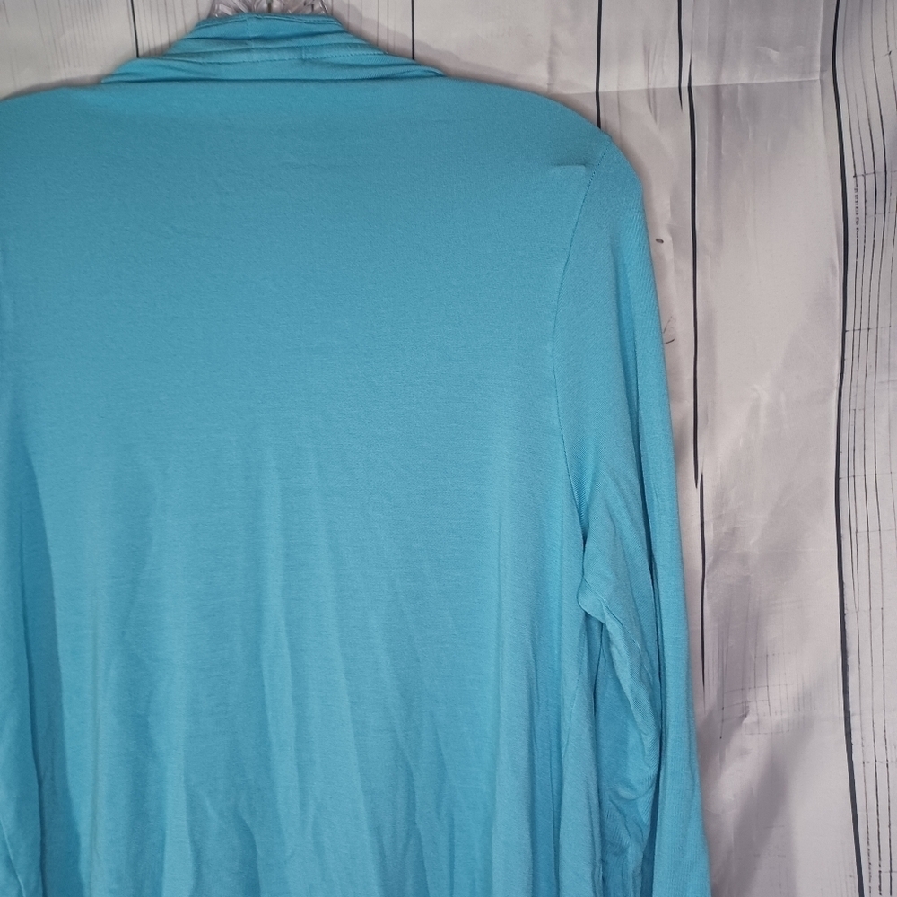 J.jill wearever collection convertible waterfall open front boho cardigan - Picture 10 of 13